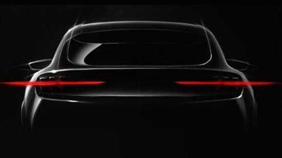 Il primo bozzetto del posteriore della futura Ford Mustang SUV