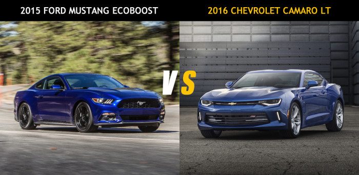 Ford Mustang EcoBoost VS Chevrolet Camaro LT