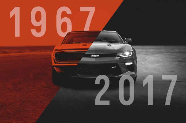chevrolet camaro 50 anni