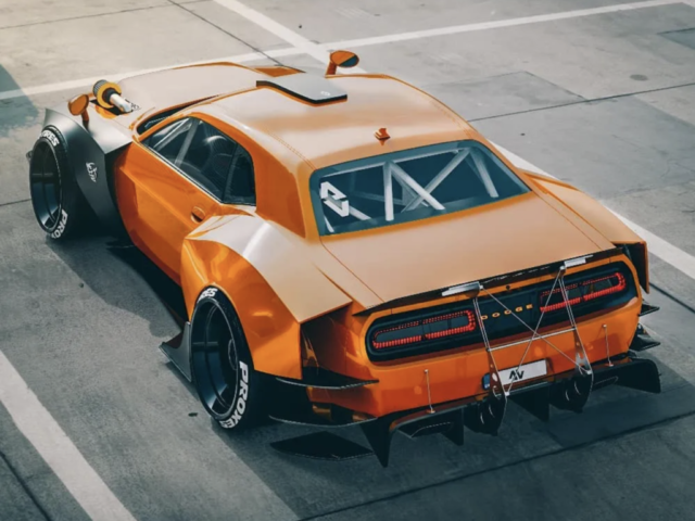 Dodge Challenger SRT Hellcat: versione kit widebody estremo