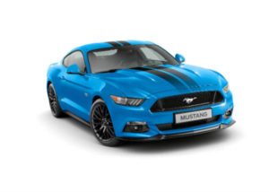 mustang blue edition