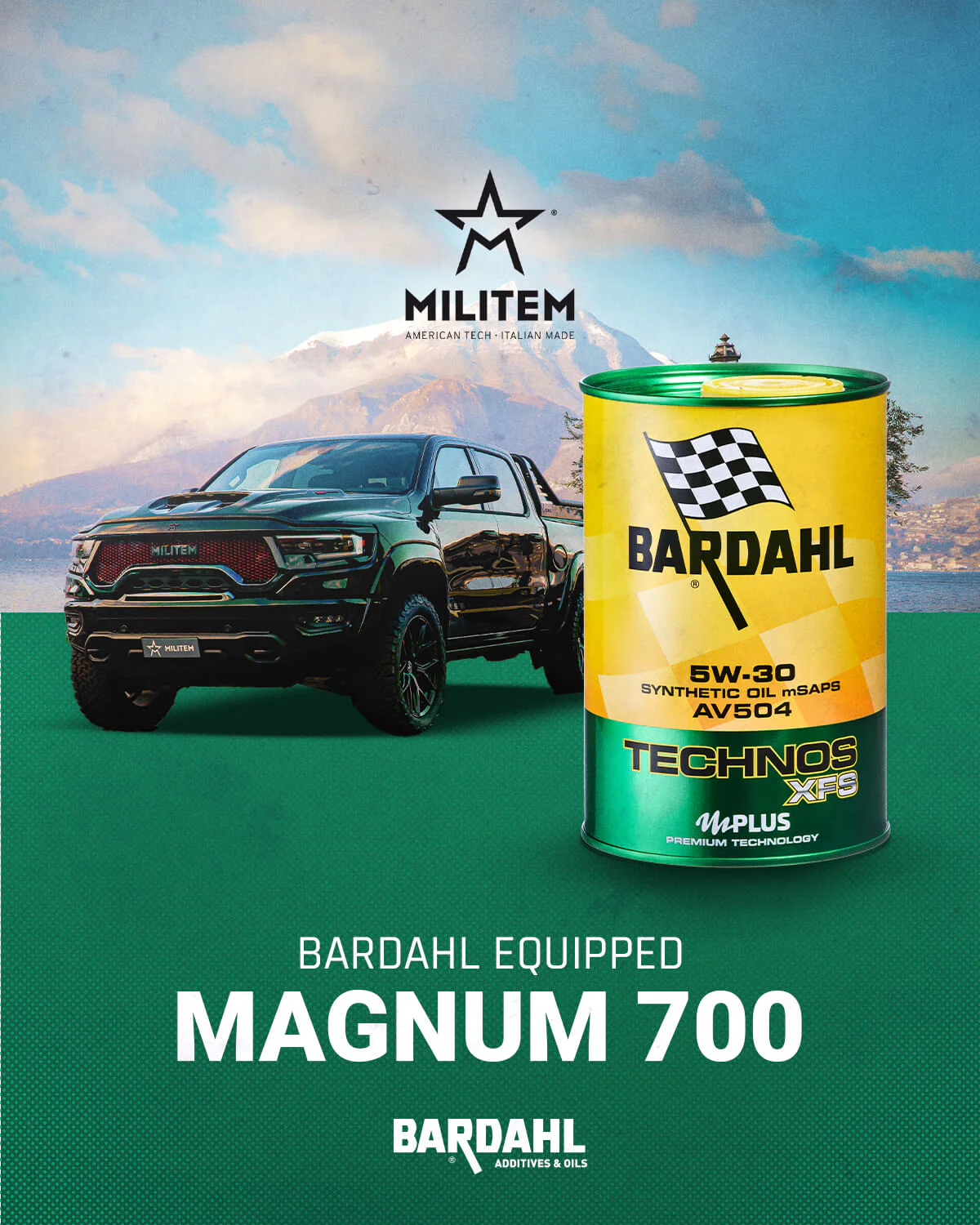 MILITEM rinnova la partnership con Bardahl Italia