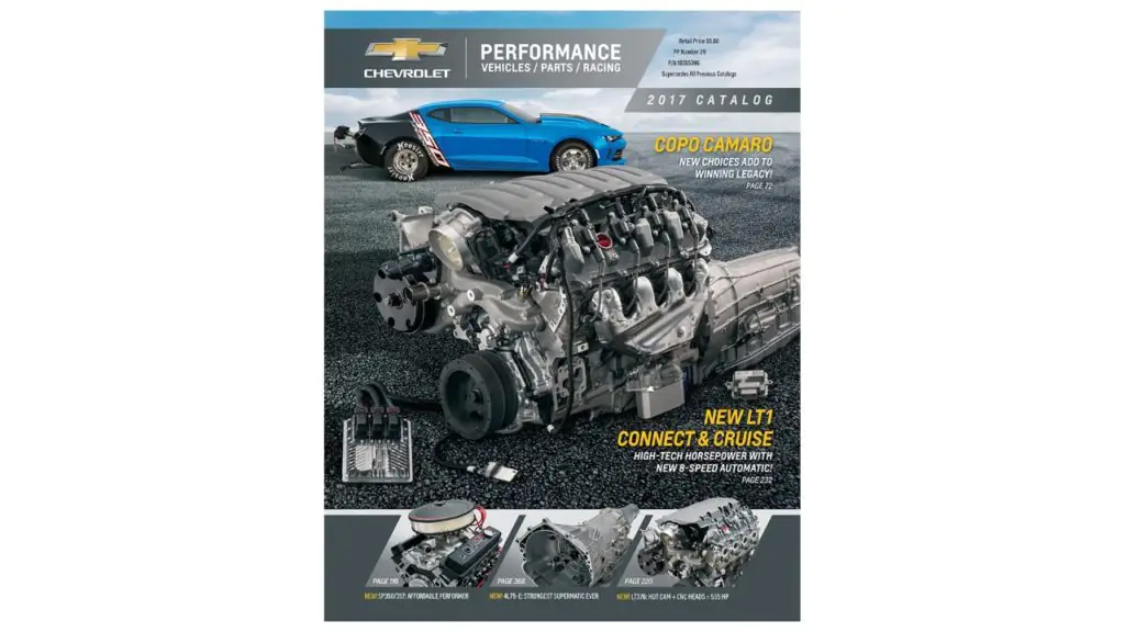 catalogo chevrolet performance 2017