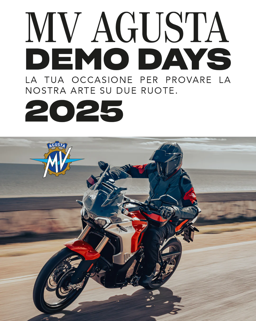 Richiedi il tuo Test Ride MV Agusta Como Richiedi il tuo Test Ride MV Agusta Como