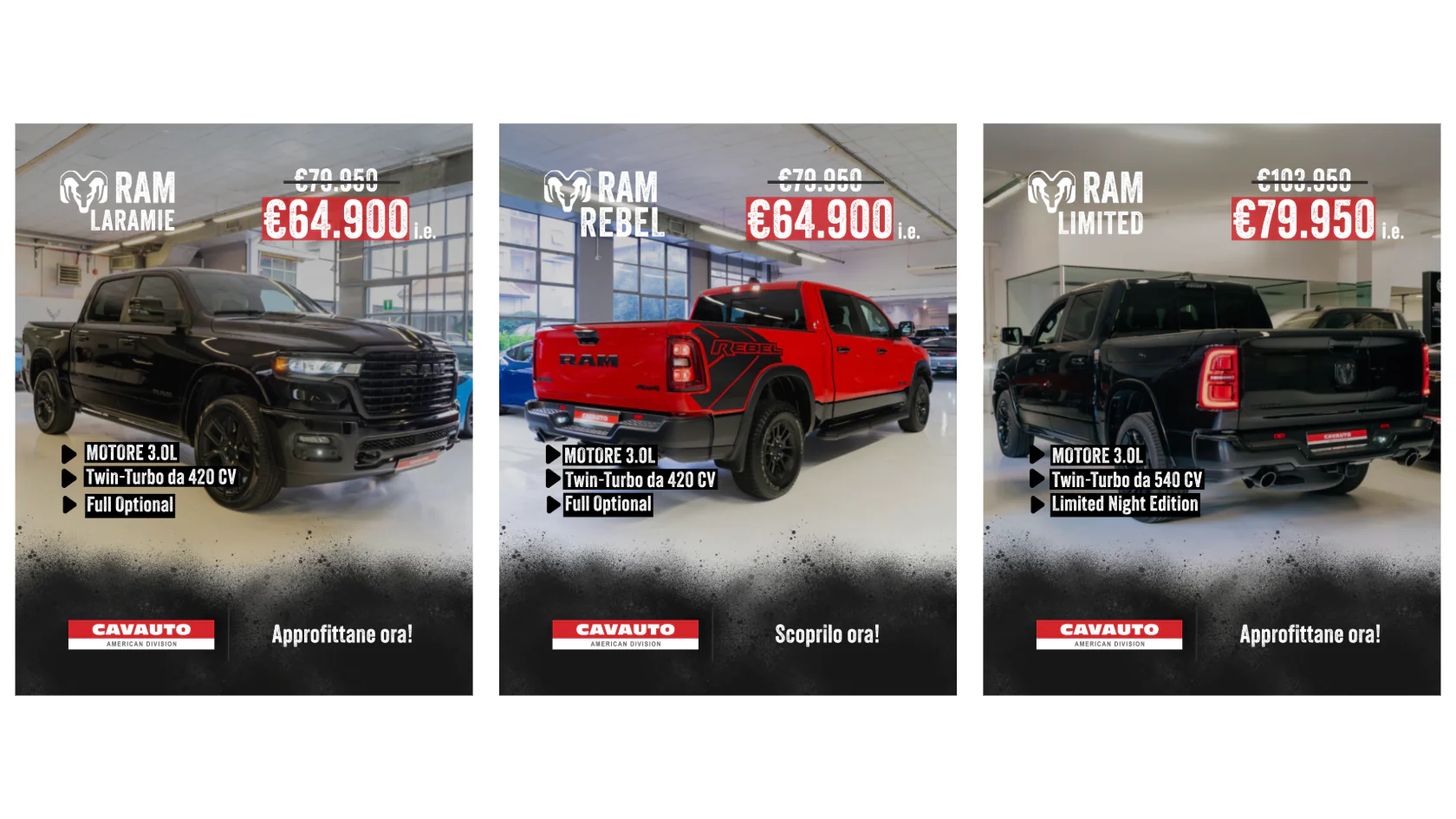 Promo RAM 1500: -22% sui veicoli in stock