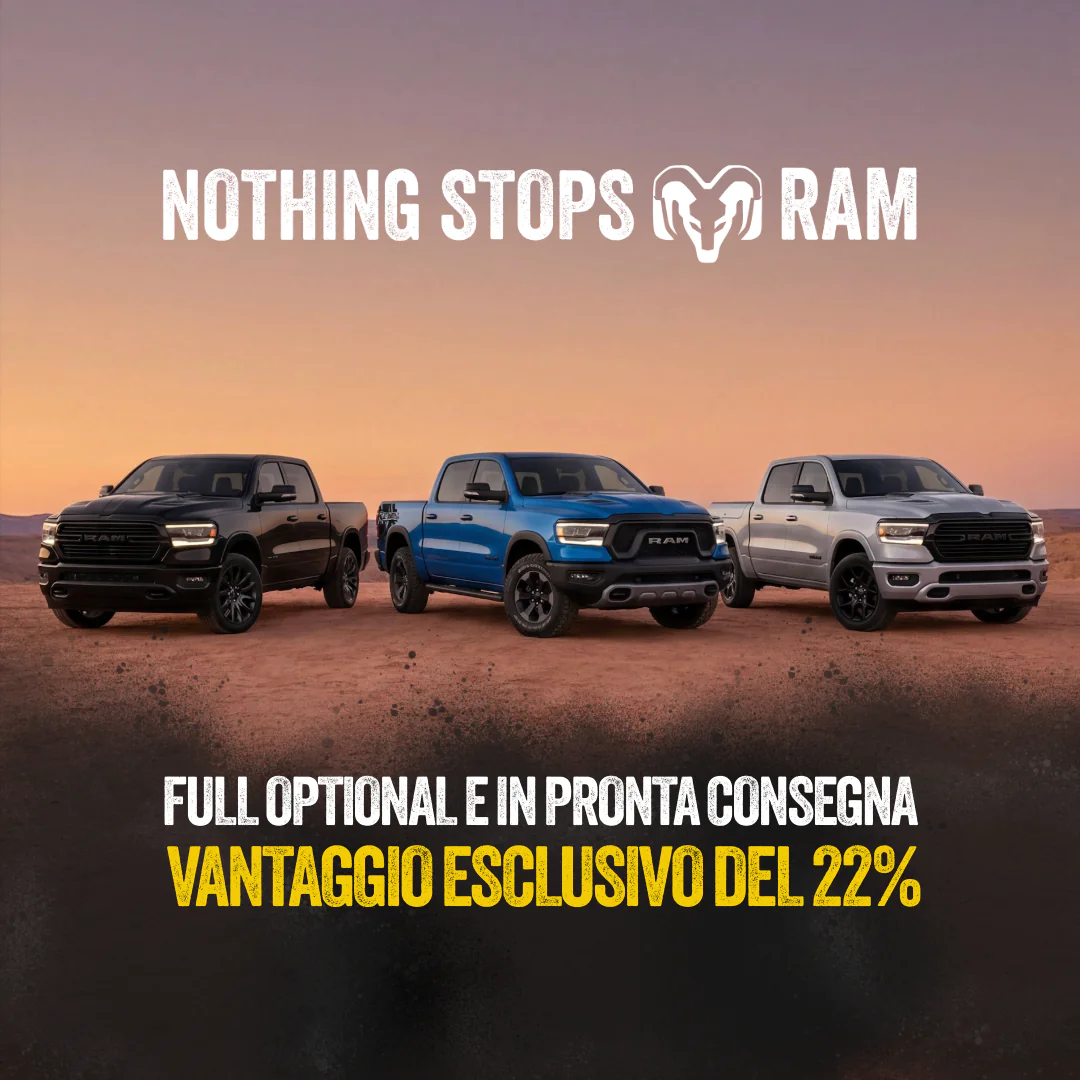 Promo RAM 1500: -22% sui veicoli in stock