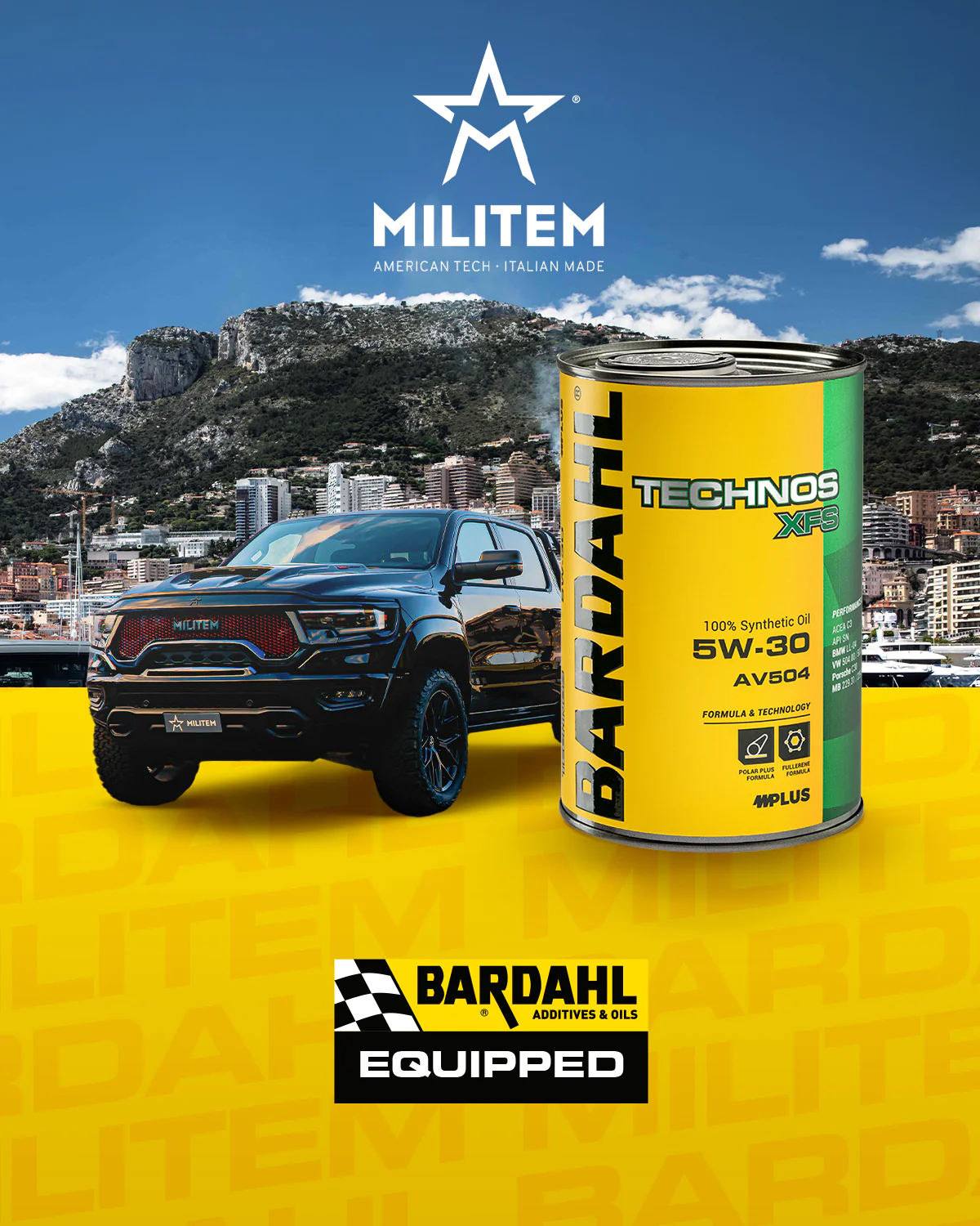 MILITEM rinnova la partnership con Bardahl Italia MILITEM rinnova la partnership con Bardahl Italia