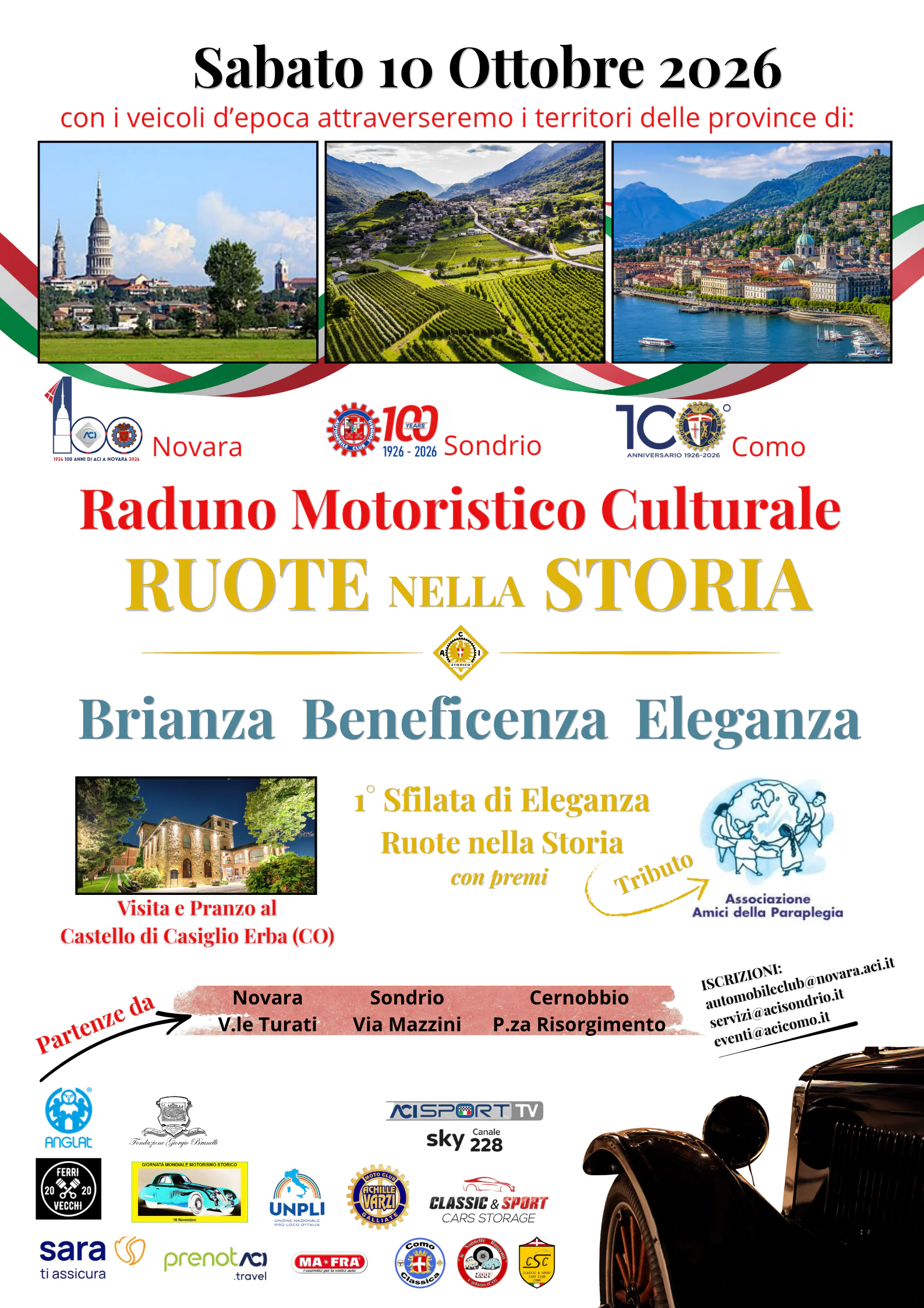 Corvette partecipa a Ruote nella Storia Corvette partecipa a Ruote nella Storia
